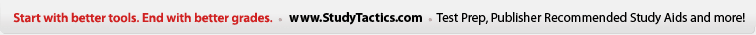 Start with better tools. End with better grades. StudyTactics.com